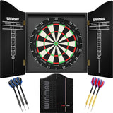 Winmau - Blade 360 Triple Core Dartboard & Pro-Line Cabinet Ready to Play Bundle -