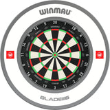 Winmau - Blade 360 Triple Core Dartboard & Surround Bundle - Pro-Line 1.0 White