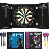 Winmau - Blade 360 Triple Core Dartboard & Player Edition Cabinet Ready to Play Bundle -