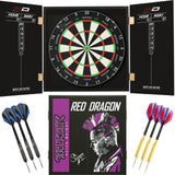 Winmau - Blade 360 Triple Core Dartboard & Player Edition Cabinet Ready to Play Bundle - Peter Wright