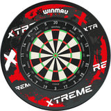 Winmau - Blade 360 Triple Core Dartboard & Surround Bundle - Xtreme Red