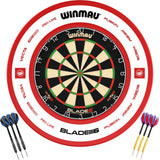 Winmau - Blade 6 Dartboard & Surround Ready to Play Bundle - Pro-Line 2.0
