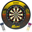 Winmau - Blade 6 Dartboard & Surround Ready to Play Bundle - Miami