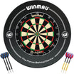 Winmau - Blade 6 Dual Core Dartboard & Surround Ready to Play Bundle - Black