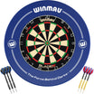 Winmau - Blade 6 Dual Core Dartboard & Surround Ready to Play Bundle - Blue