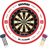 Winmau - Blade 6 Dual Core Dartboard & Surround Ready to Play Bundle - Pro-Line 2.0
