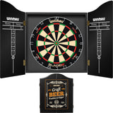 Winmau - Blade 6 Dual Core Dartboard & Cabinet Bundle - Craft Beer