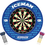 Winmau - Blade 6 Dual Core Dartboard & Player Edition Surround Ready to Play Bundle - Gerwyn Price