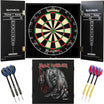 Winmau - Blade 6 Dual Core Dartboard & Iron Maiden Cabinet Ready to Play Bundle - Killers