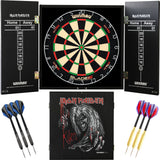 Winmau - Blade 6 Dual Core Dartboard & Iron Maiden Cabinet Ready to Play Bundle - Killers