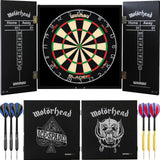 Winmau - Blade 6 Dual Core Dartboard & Motörhead Cabinet Ready to Play Bundle -