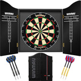Winmau - Blade 6 Dual Core Dartboard & Pro-Line Cabinet Ready to Play Bundle -