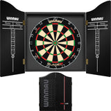 Winmau - Blade 6 Dual Core Dartboard & Pro-Line Cabinet Bundle -