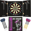 Winmau - Blade 6 Dual Core Dartboard & Player Edition Cabinet Ready to Play Bundle - Peter Wright