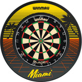 Winmau - Blade 6 Dual Core Dartboard & Surround Bundle - Miami