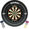 Winmau - Blade 6 Triple Core Dartboard & Surround Ready to Play Bundle - Black
