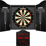 Winmau - Blade 6 Triple Core Dartboard & Cabinet Bundle - Man Cave