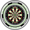 Winmau - Blade 6 Triple Core Dartboard & Advance Surround Bundle - White & Green