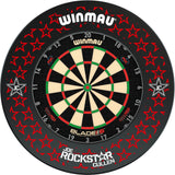 Winmau - Blade 6 Triple Core Dartboard & Joe Cullen Surround Bundle -