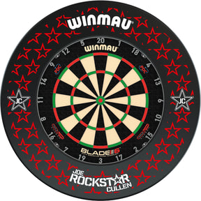 Winmau - Blade 6 Triple Core Dartboard & Joe Cullen Surround Bundle -
