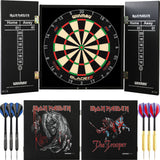 Winmau - Blade 6 Triple Core Dartboard & Iron Maiden Cabinet Ready to Play Bundle -