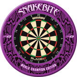Winmau - Blade 6 Triple Core Dartboard & Player Edition Surround Bundle - Peter Wright