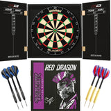 Winmau - Blade 6 Triple Core Dartboard & Player Edition Cabinet Ready to Play Bundle - Peter Wright