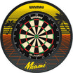 Winmau - Blade 6 Triple Core Dartboard & Surround Bundle - Miami