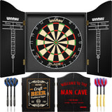 Winmau - Blade 6 Dartboard & Cabinet Ready to Play Bundle -