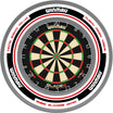 Winmau - Blade 6 Dartboard & Advance Surround Bundle - White & Red