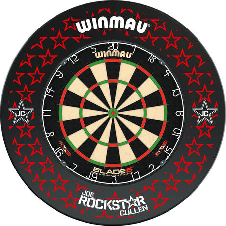 Winmau - Blade 6 Dartboard & Joe Cullen Surround Bundle -