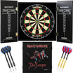 Winmau - Blade 6 Dartboard & Iron Maiden Cabinet Ready to Play Bundle - The Trooper