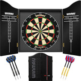 Winmau - Blade 6 Dartboard & Pro-Line Cabinet Ready to Play Bundle -