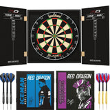 Winmau - Blade 6 Dartboard & Player Edition Cabinet Ready to Play Bundle -
