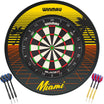 Winmau - Blade X Dartboard & Surround Ready to Play Bundle - Miami