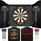 Winmau - Blade X Dartboard & Cabinet Ready to Play Bundle -
