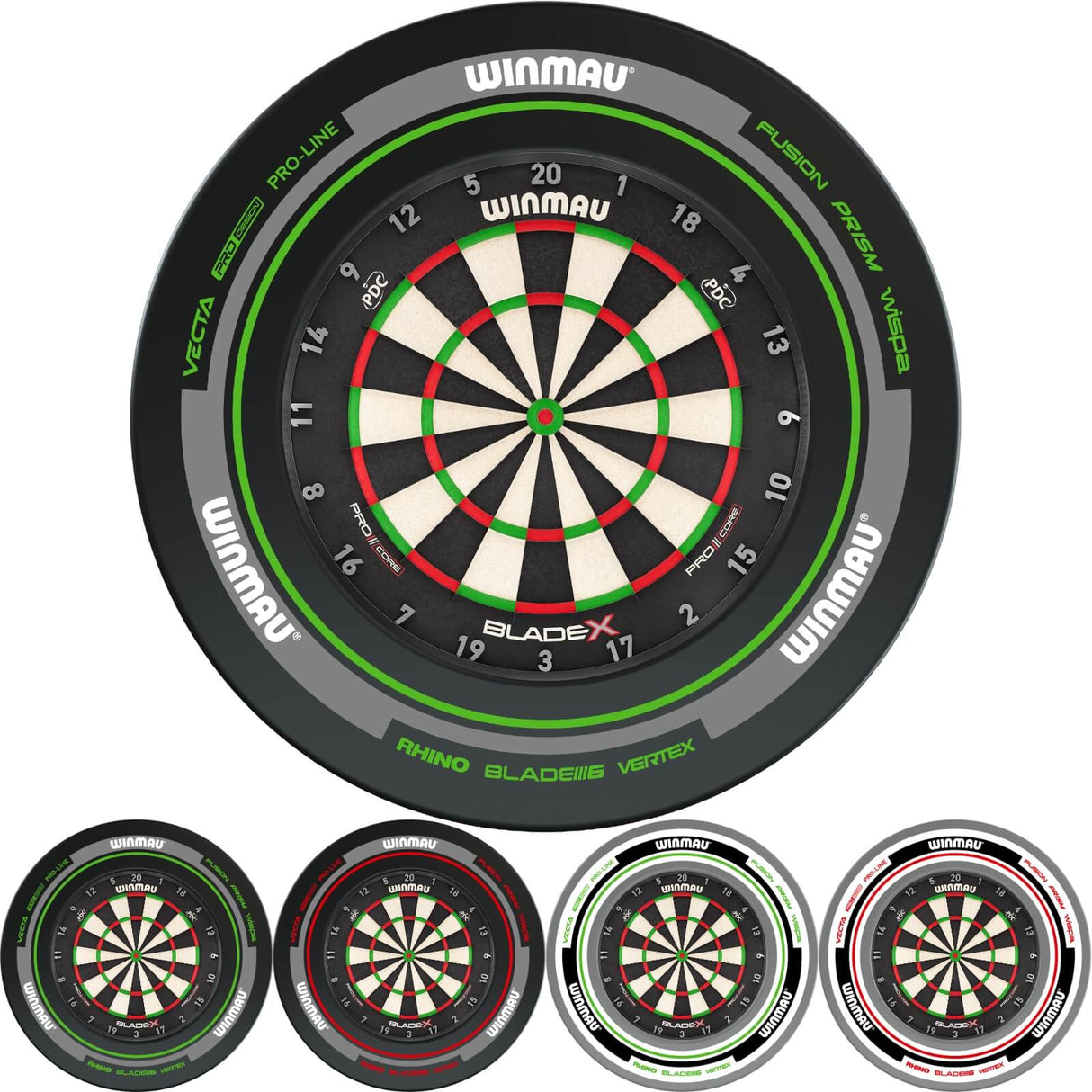 Winmau - Blade X Dartboard & Advance Surround Bundle -