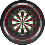 Winmau - Blade X Dartboard & Advance Surround Bundle - Black & Red