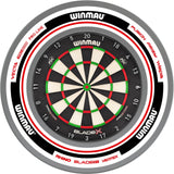 Winmau - Blade X Dartboard & Advance Surround Bundle - White & Red