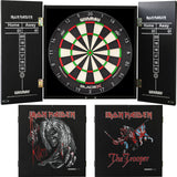 Winmau - Blade X Dartboard & Iron Maiden Cabinet Bundle -