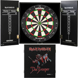Winmau - Blade X Dartboard & Iron Maiden Cabinet Bundle - The Trooper