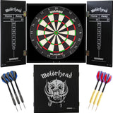 Winmau - Blade X Dartboard & Motörhead Cabinet Ready to Play Bundle - War Pig