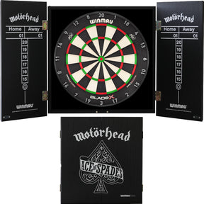 Winmau - Blade X Dartboard & Motörhead Cabinet Bundle - Ace of Spades