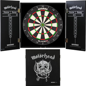 Winmau - Blade X Dartboard & Motörhead Cabinet Bundle - War Pig