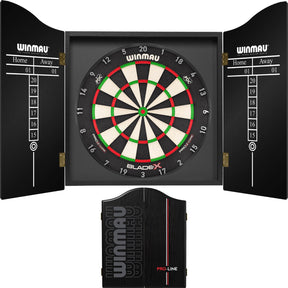 Winmau - Blade X Dartboard & Pro-Line Cabinet Bundle -