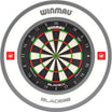 Winmau - Blade X Dartboard & Surround Bundle - Pro-Line 1.0 White