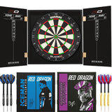 Winmau - Blade X Dartboard & Player Edition Cabinet Ready to Play Bundle -