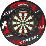 Winmau - Blade X Dartboard & Surround Bundle - Xtreme Red