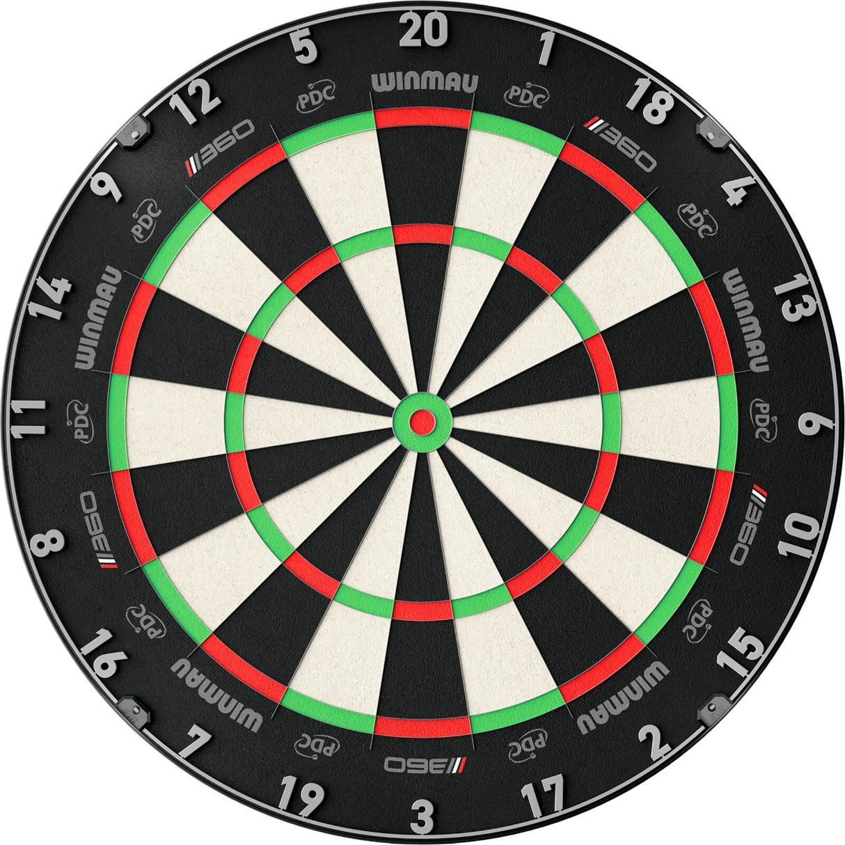 Winmau - Blade 360 Triple Core Dartboard & Player Edition Cabinet Ready to Play Bundle -