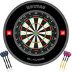 Winmau - Blade 360 Triple Core Dartboard & Surround Ready to Play Bundle - Pro-Line 1.0 Black